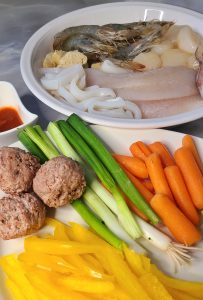 Chanko Nabi ingredients prep 
